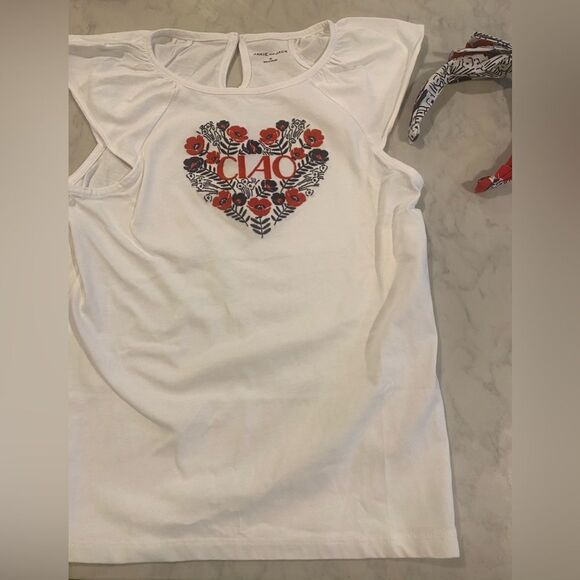 Janie and Jack CIAO shirt. Brand new!! Plus new headband!! - Picture 1 of 8